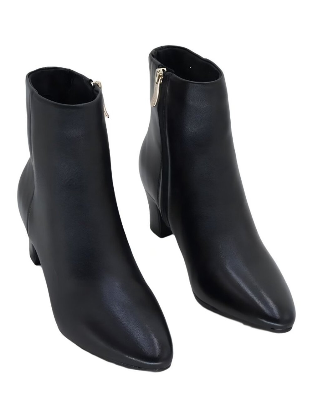 Easy Spirit Womens Isra eFlex Bootie Black Leather Sz 5M
